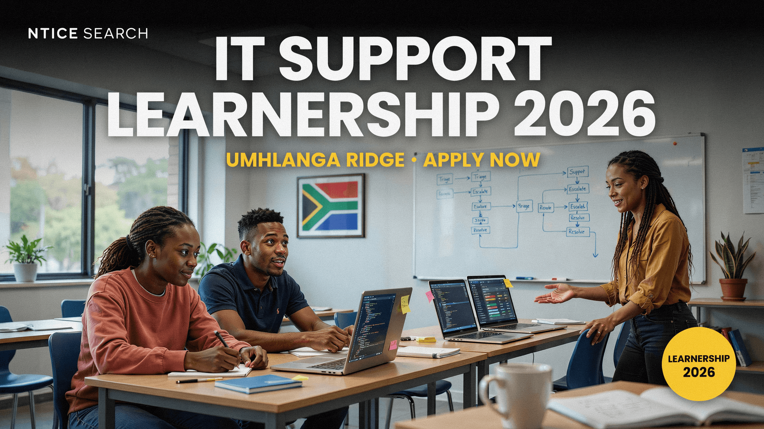 Ntice Search IT Support Learnership 2026 – Umhlanga Ridge – Apply