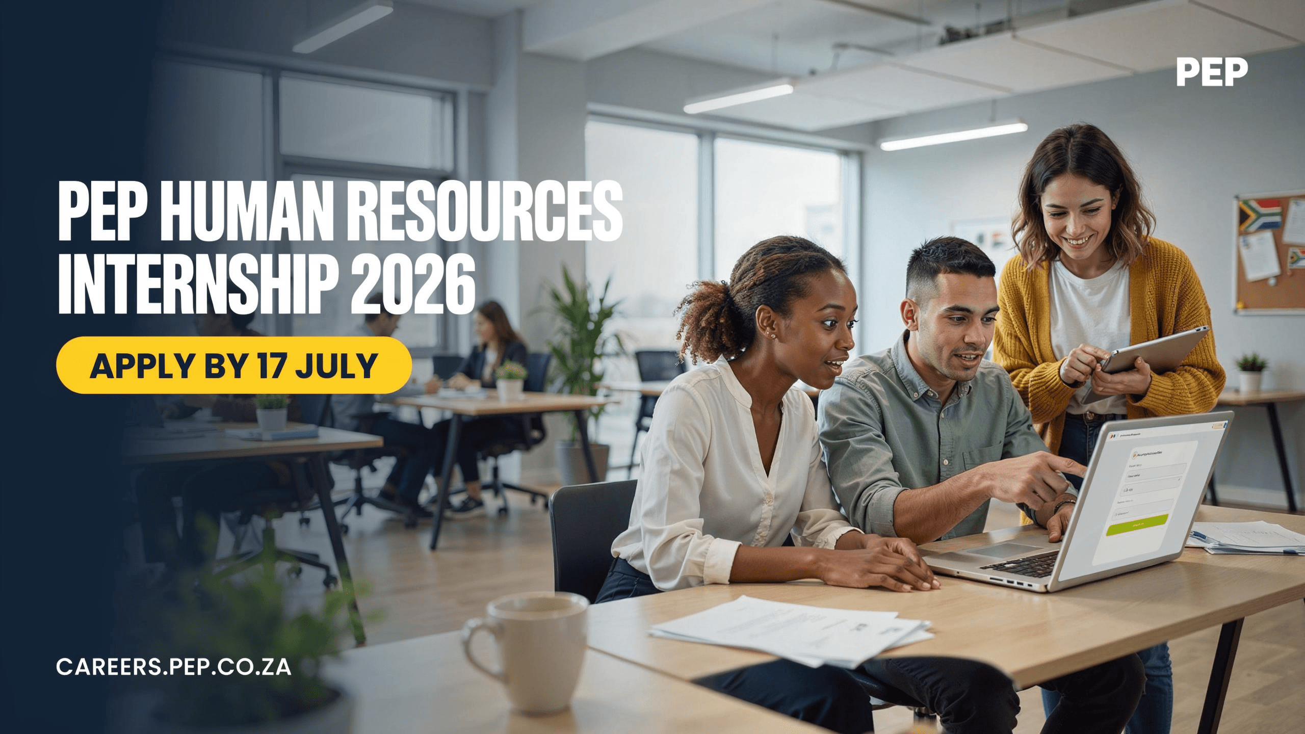 PEP Human Resources Internship 2026 – Apply by 17 July