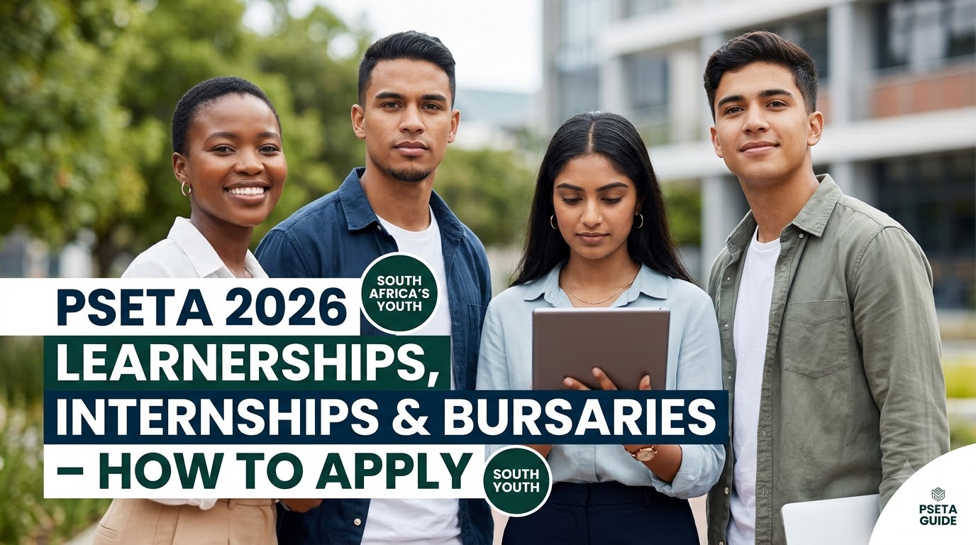 PSETA 2026 learnerships, internships and bursaries – how to apply