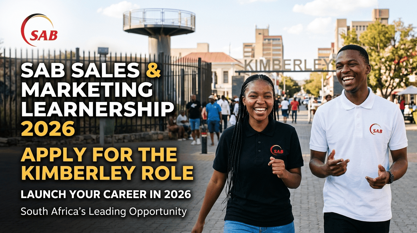 SAB Sales and Marketing Learnership 2026 – Apply for Kimberley Role