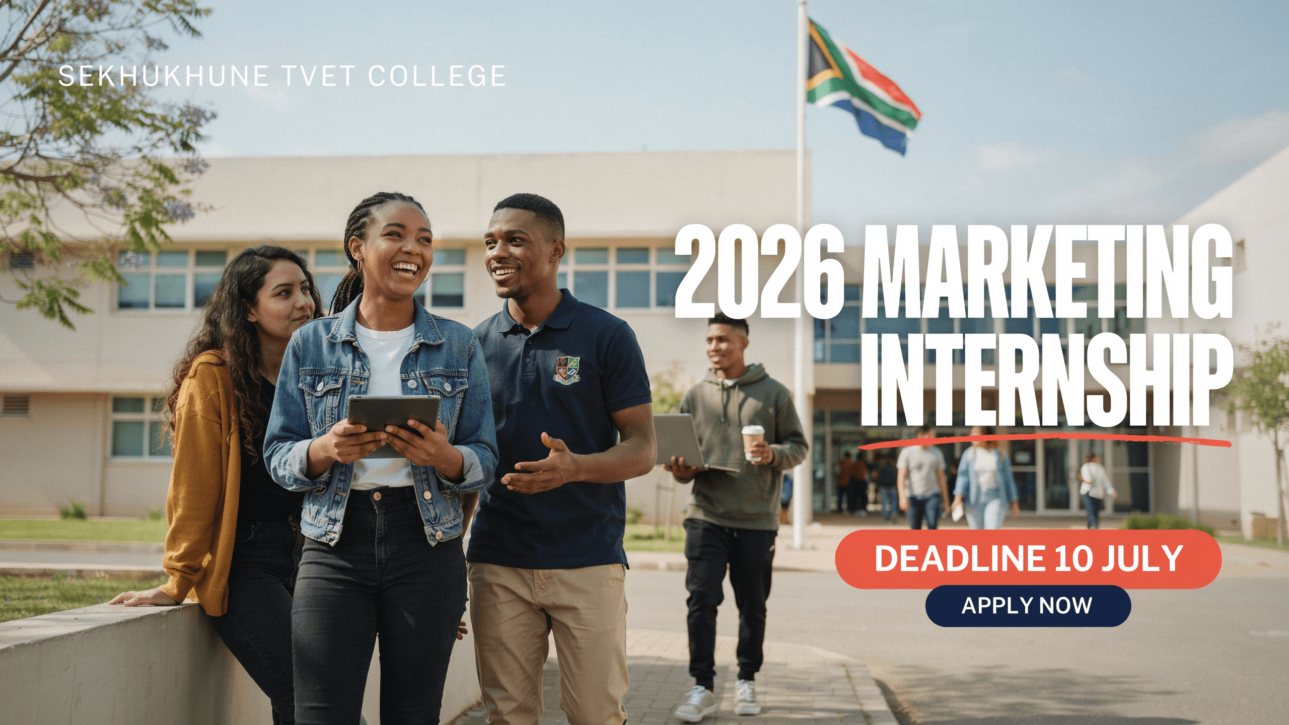 Sekhukhune TVET College 2026 Marketing Internship – Deadline 10 July