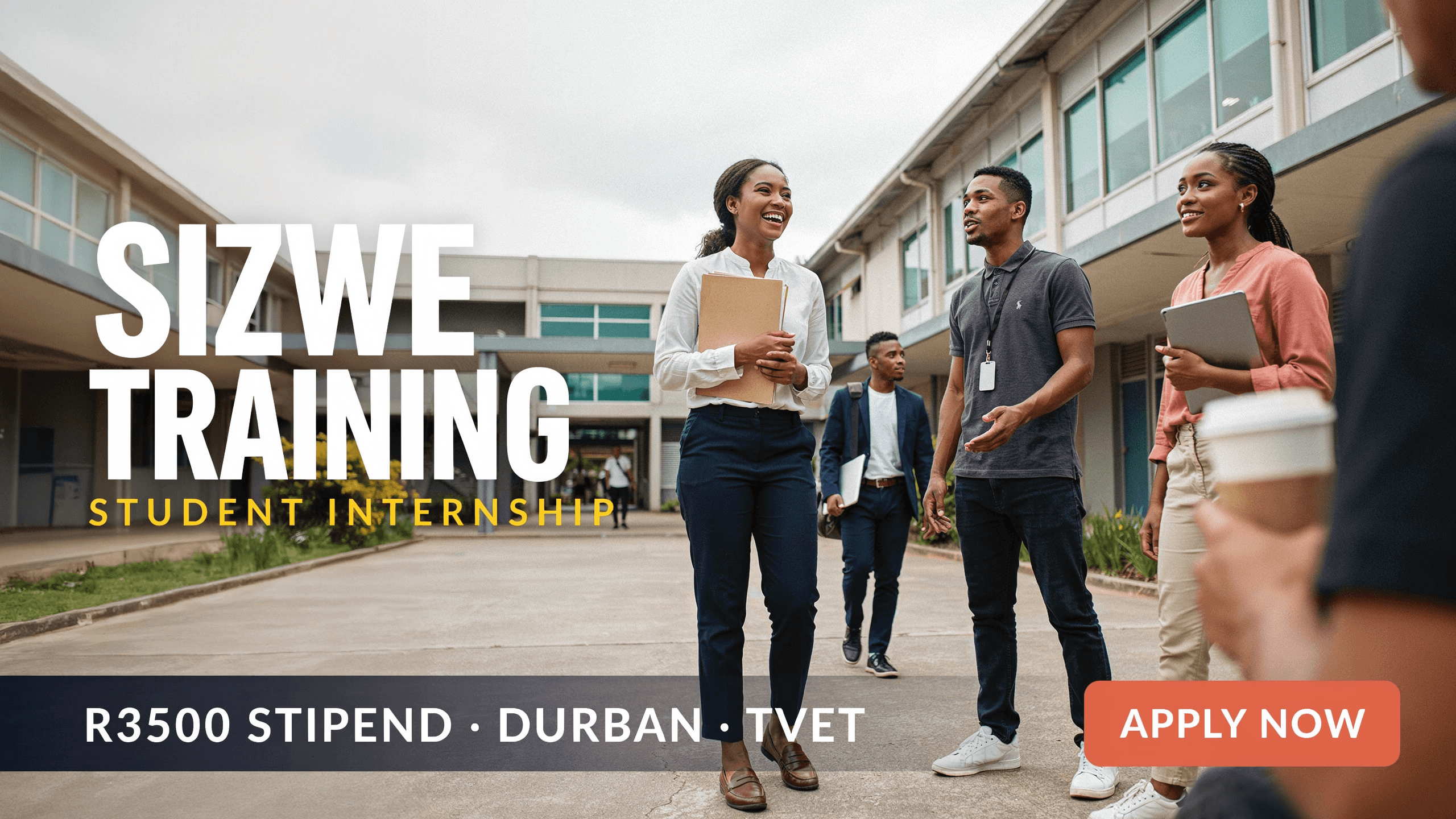 Sizwe Training Student Internship – R3500 Stipend, Durban (TVET)