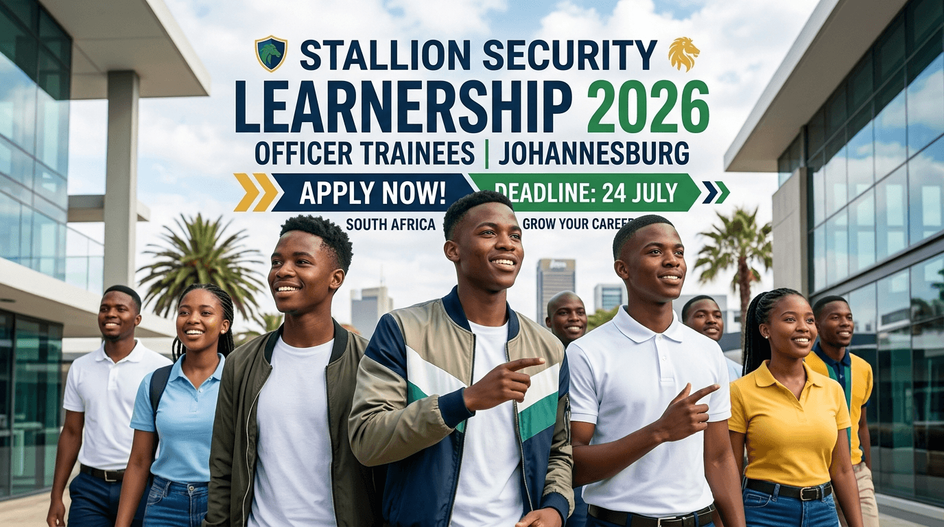 Stallion Security Learnership 2026 – Officer JHB – Apply 24 July