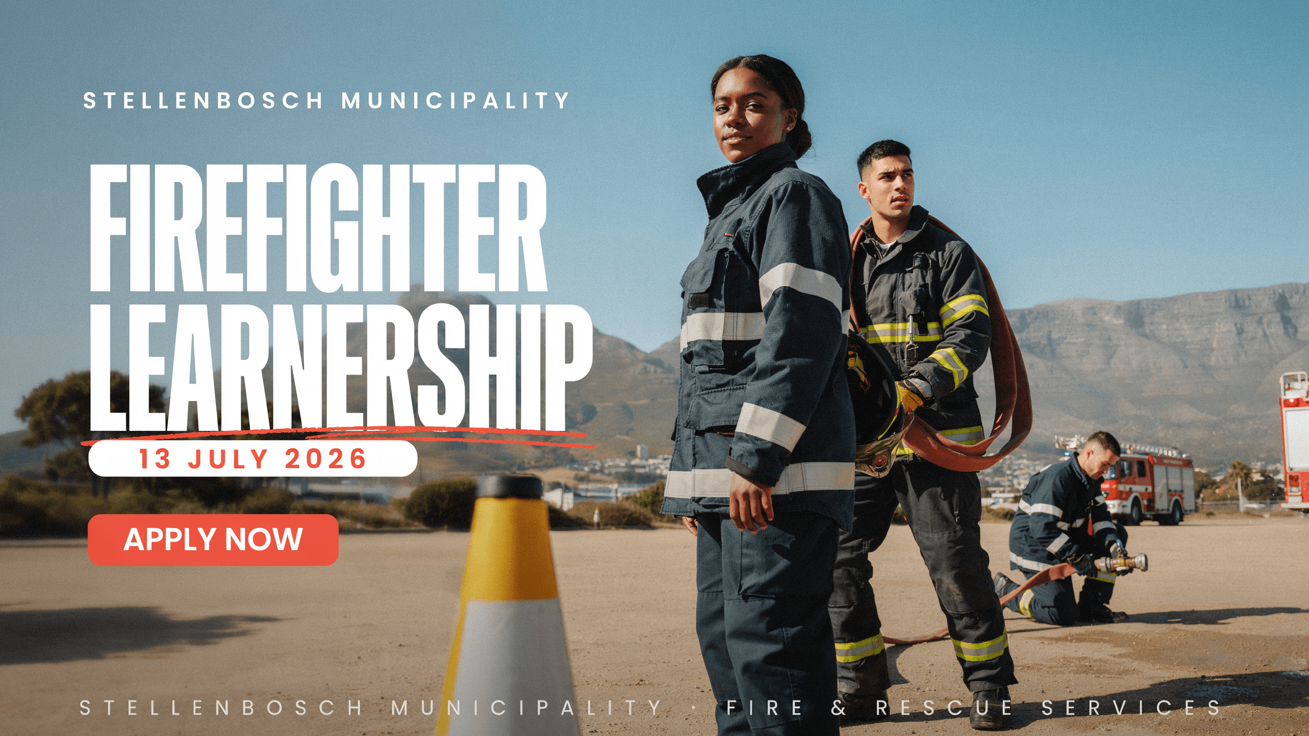 Stellenbosch Municipality–Firefighter Learnership 13 July 2026