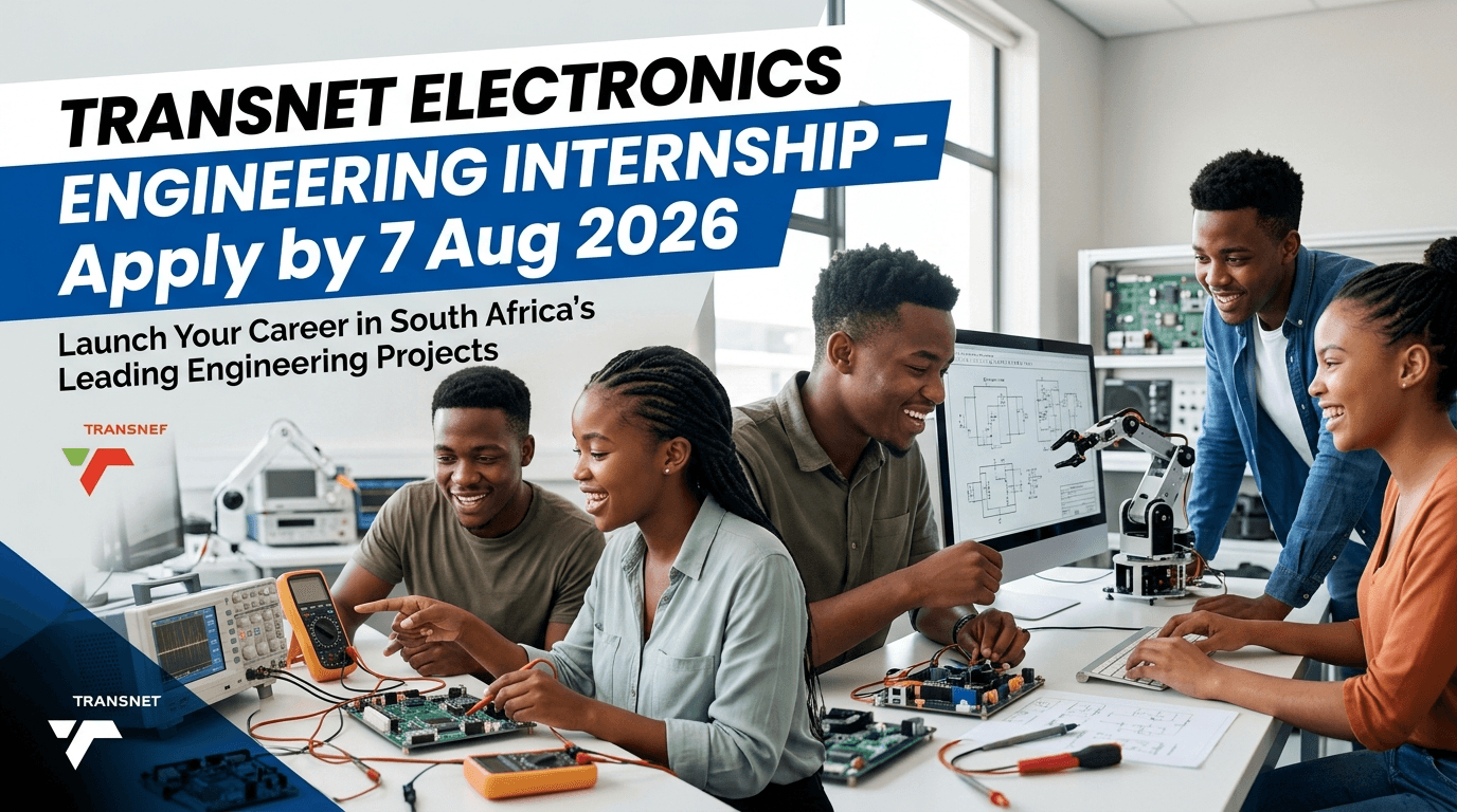Transnet Electronics Engineering Internship – Apply by 7 Aug 2026