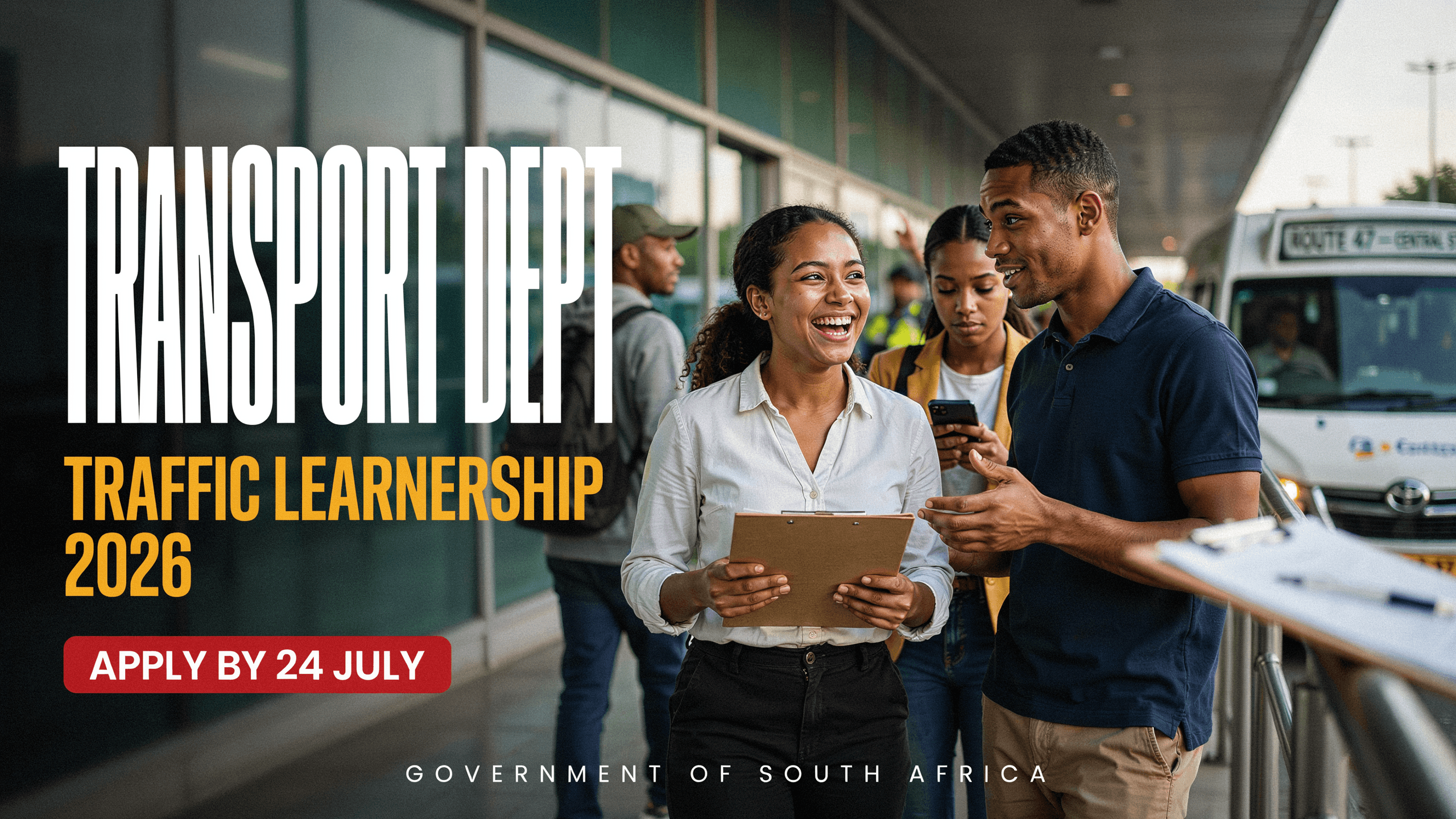 Transport Dept Traffic Learner Learnership 2026 – Apply by 24 July