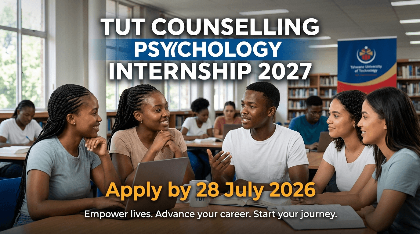 TUT Counselling Psychology Internship 2027 – Apply by 28 July 2026
