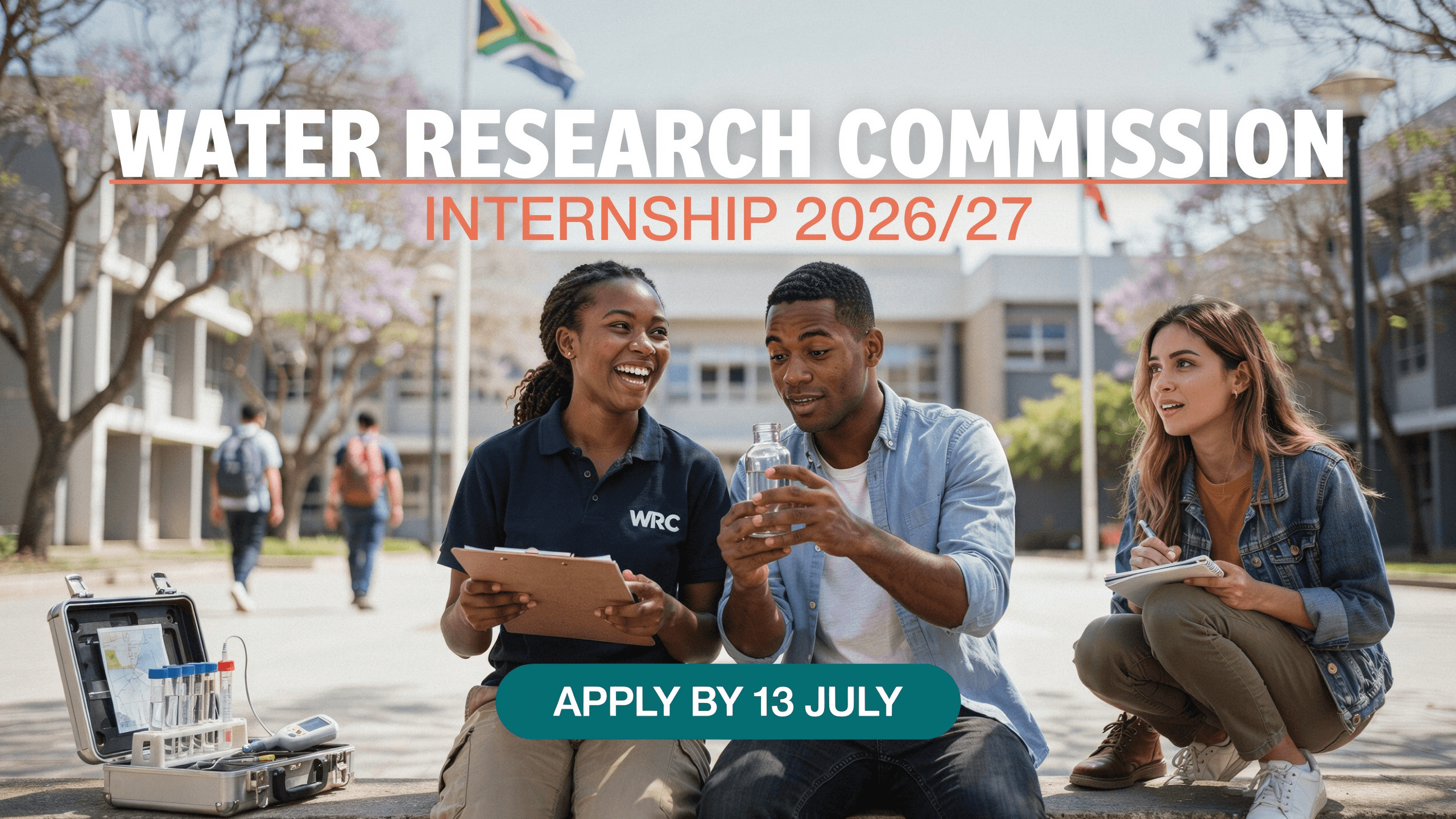 Water Research Commission Internship 2026/27 – Apply by 13 July
