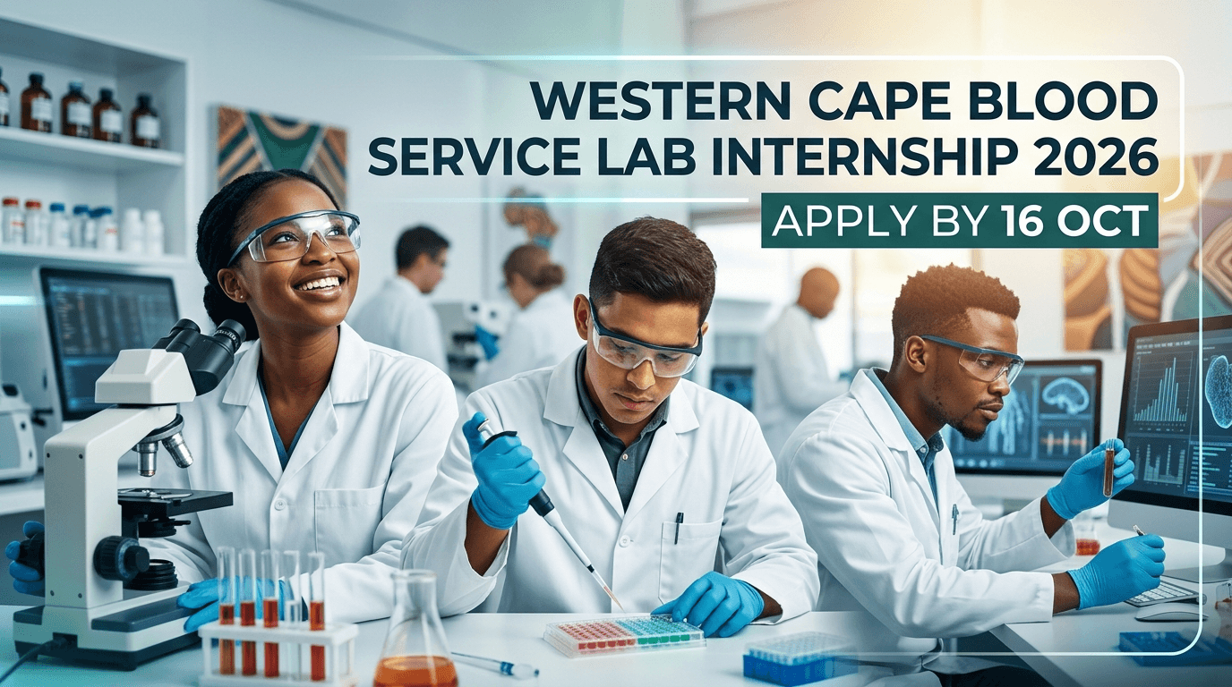 Western Cape Blood Service Lab Internship 2026 – Apply by 16 Oct