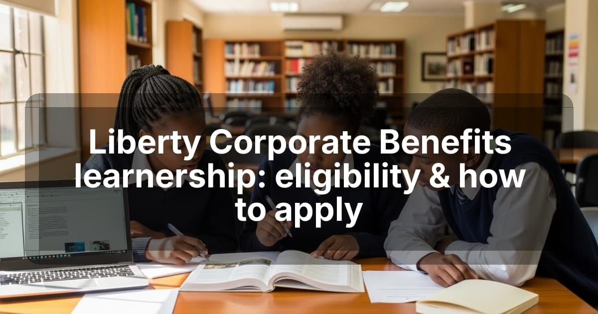 Liberty Corporate Benefits learnership: eligibility & how to apply