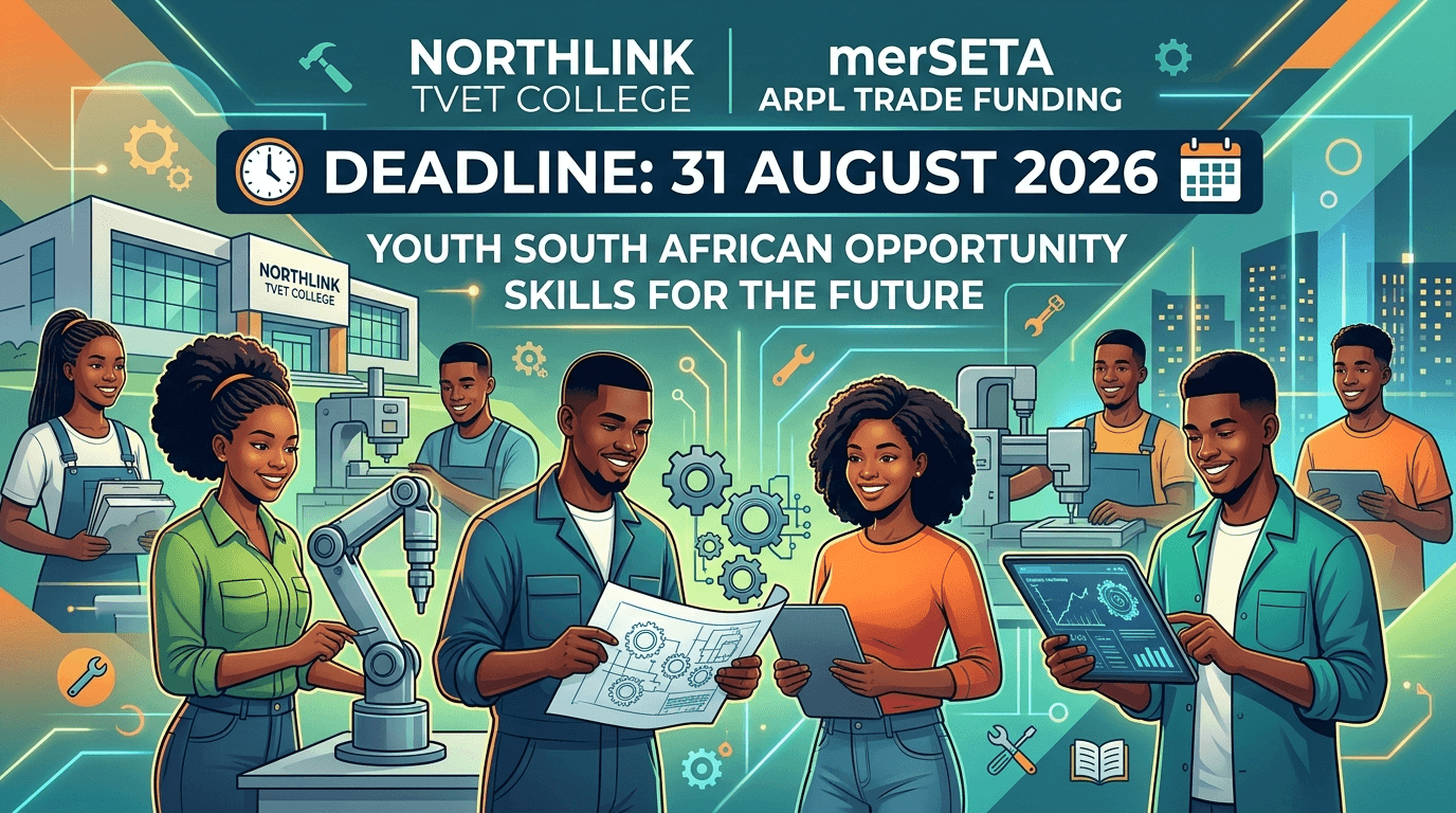 Northlink TVET College merSETA ARPL trade funding deadline 31 Aug 2026