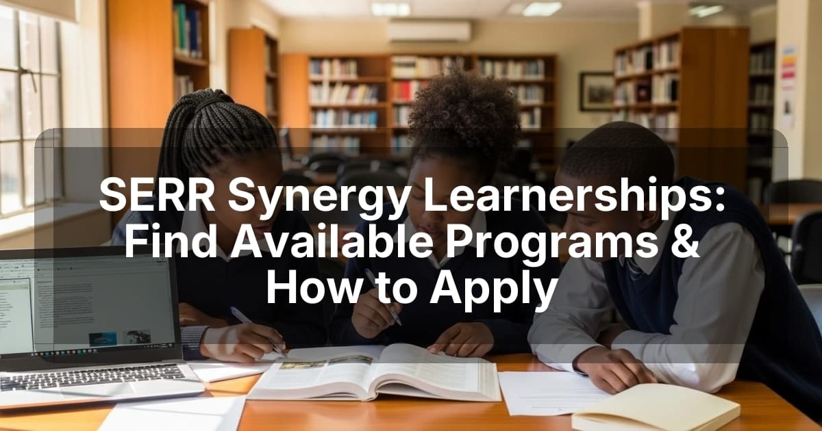 SERR Synergy Learnerships: Find Available Programs & How to Apply