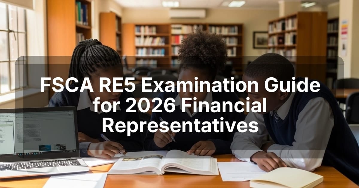 FSCA RE5 Examination Guide for 2026 Financial Representatives