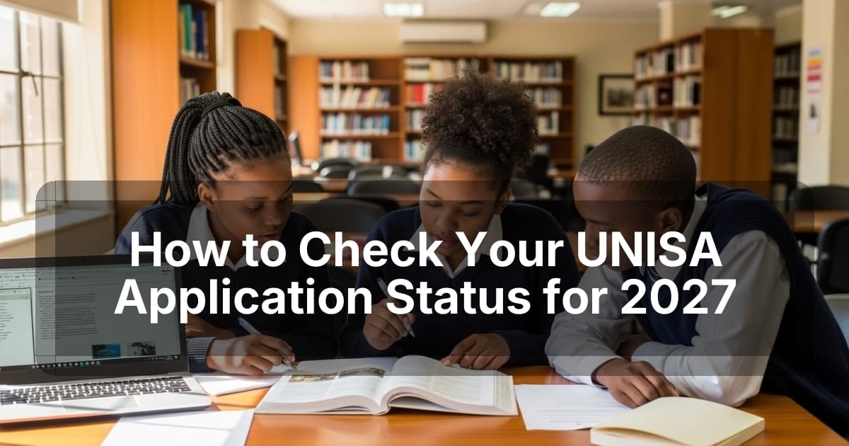 How to Check Your UNISA Application Status for 2027