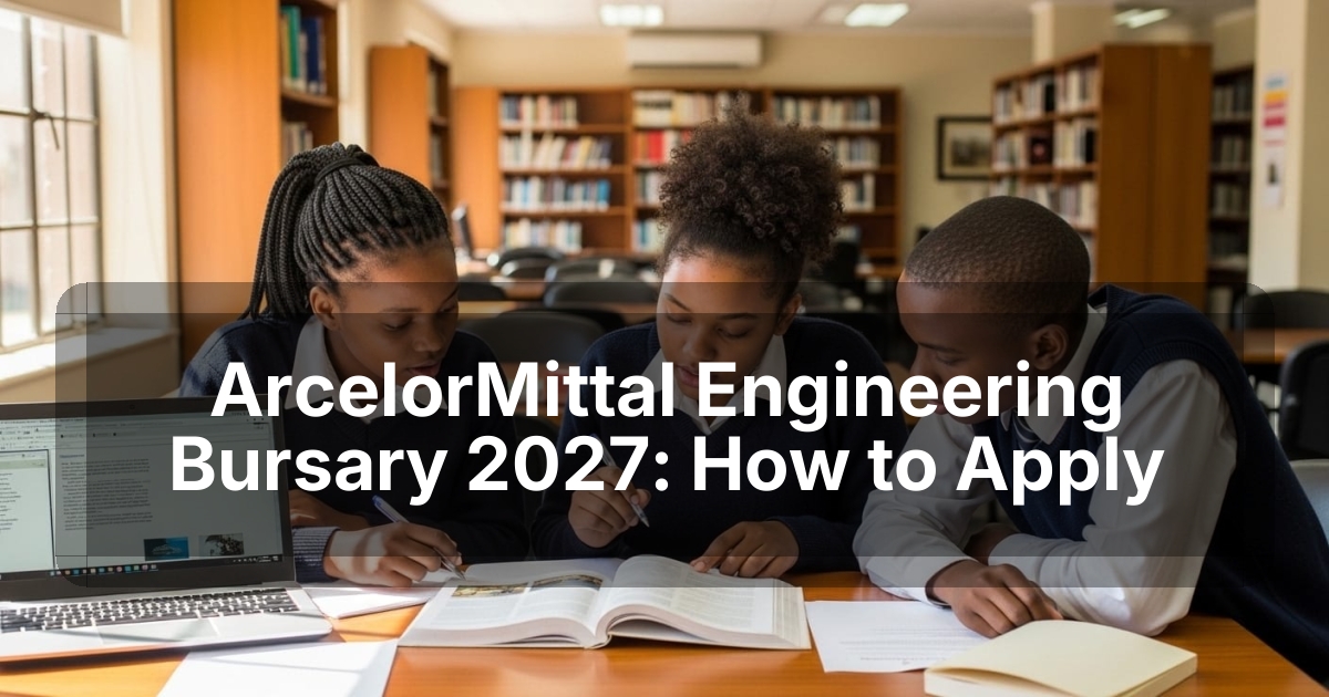 ArcelorMittal Engineering Bursary 2027: How to Apply