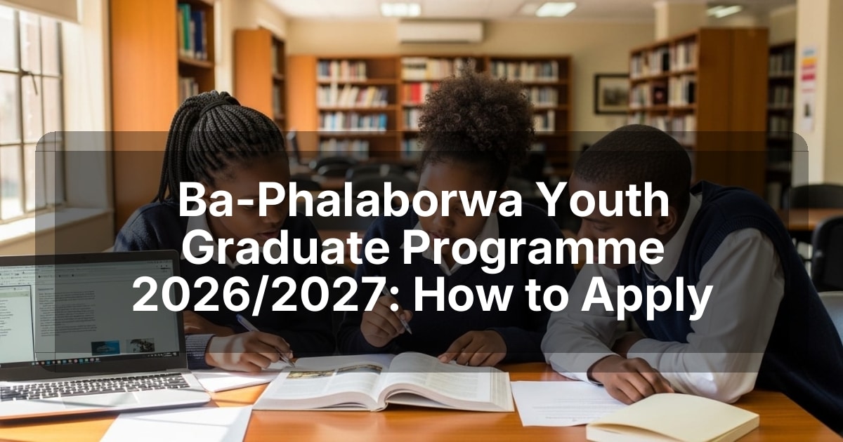 Ba-Phalaborwa Youth Graduate Programme 2026/2027: How to Apply