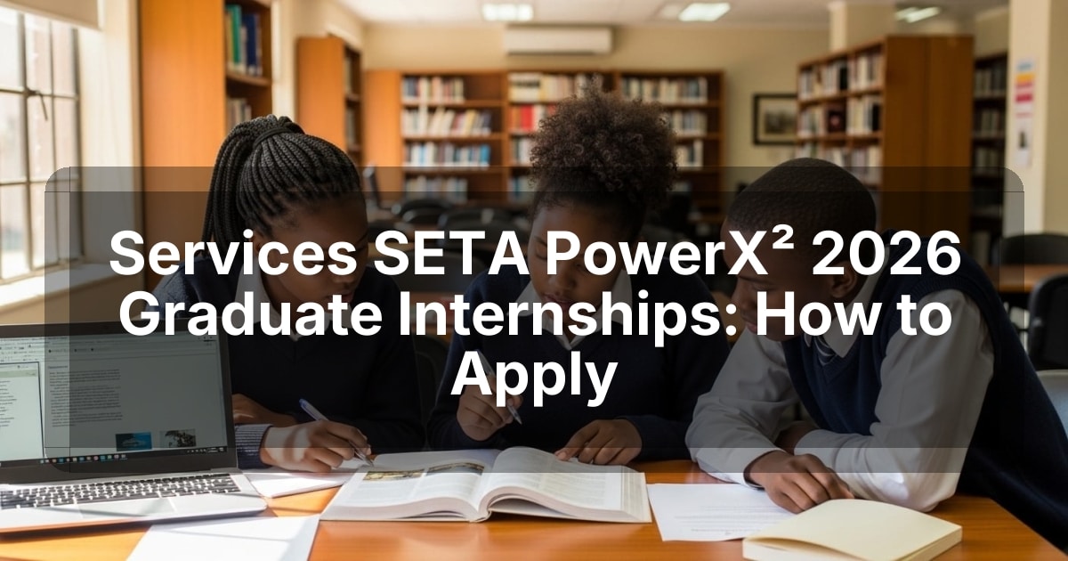 Services SETA PowerX² 2026 Graduate Internships: How to Apply